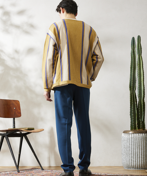 TOWNCRAFT（タウンクラフト）の「【TOWN CRAFT / タウンクラフト】別注  イージードレスパンツ（スラックス・メンズ・ブラック/ブルー・MEDIUM/LARGE）」の12枚目の写真