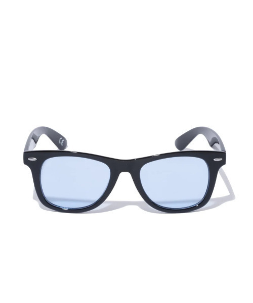 NEW ERA(ニューエラ)の「NEW ERA/ニューエラ サングラス ウェリントン シャイニーブラックフレーム ライトブルーレンズ 13517745(サングラス・メンズ・ブラック×ブルー・FREE)」の7枚目の写真