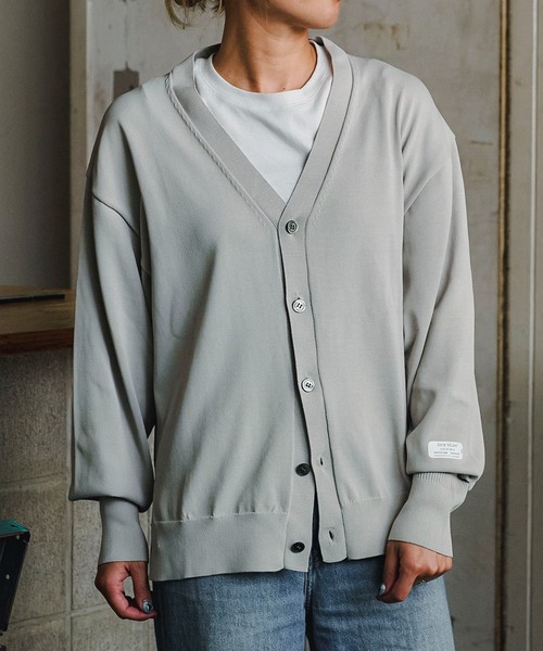 Jack Miller(ジャックミラー)の「Jack Miller ウォーターペアレントカーディガン 004(カーディガン/ボレロ・レディース・ミント/サンドグレー/ブラック・L/M)」の9枚目の写真