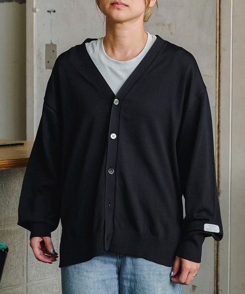 Jack Miller(ジャックミラー)の「Jack Miller ウォーターペアレントカーディガン 004(カーディガン/ボレロ・レディース・ミント/サンドグレー/ブラック・L/M)」の16枚目の写真
