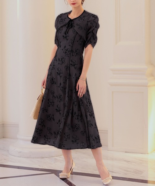 Dorry Doll（ドリードール）の「フラワープリントレイヤードフレ