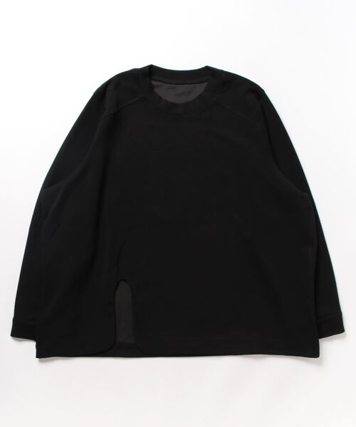 aimoha(アイモハ)の「ビッグシルエット スリットトップス(Tシャツ/カットソー・レディース・ベージュ/グレー/ブラック/ホワイト・FREE)」の7枚目の写真