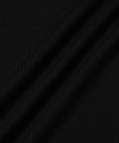 M TO R（ムウトアール）の「［TOPS］RIB SHEER TOP（Tシャツ/カットソー・レディース・ブラック/オフホワイト/オレンジ・FREE）」の22枚目の写真