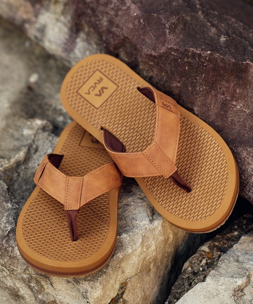 RVCA(ルーカ)の「WEB限定 RVCA SANDBAR SANDAL/ルーカ サンダル(サンダル・メンズ・グレー/チャコールグレー/タン・26/27/28)」の3枚目の写真