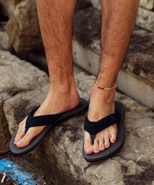 RVCA(ルーカ)の「WEB限定 RVCA SANDBAR SANDAL/ルーカ サンダル(サンダル・メンズ・グレー/チャコールグレー/タン・26/27/28)」の4枚目の写真