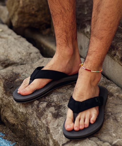 RVCA(ルーカ)の「WEB限定 RVCA SANDBAR SANDAL/ルーカ サンダル(サンダル・メンズ・グレー/チャコールグレー/タン・26/27/28)」の6枚目の写真
