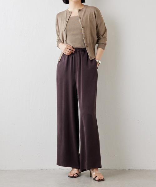 Whim Gazette（ウィムガゼット）の「ヘンプコンパクトプルオーバー（ニット/セーター・レディース・ベージュ/オフホワイト/ブラック・FREE）」の4枚目の写真