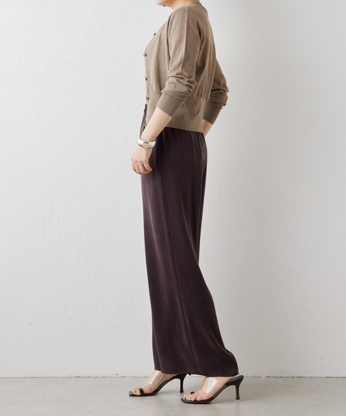 Whim Gazette（ウィムガゼット）の「ヘンプコンパクトプルオーバー（ニット/セーター・レディース・ベージュ/オフホワイト/ブラック・FREE）」の7枚目の写真