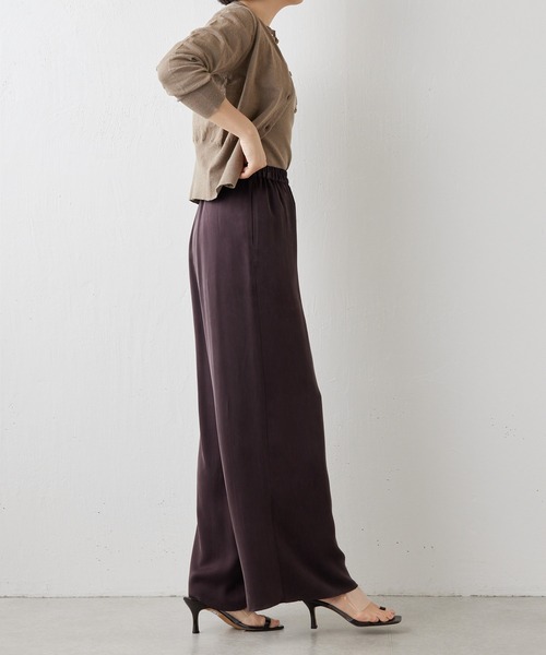 Whim Gazette（ウィムガゼット）の「ヘンプコンパクトプルオーバー（ニット/セーター・レディース・ベージュ/オフホワイト/ブラック・FREE）」の13枚目の写真