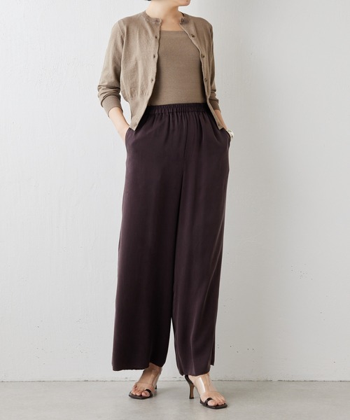 Whim Gazette（ウィムガゼット）の「ヘンプコンパクトプルオーバー（ニット/セーター・レディース・ベージュ/オフホワイト/ブラック・FREE）」の15枚目の写真