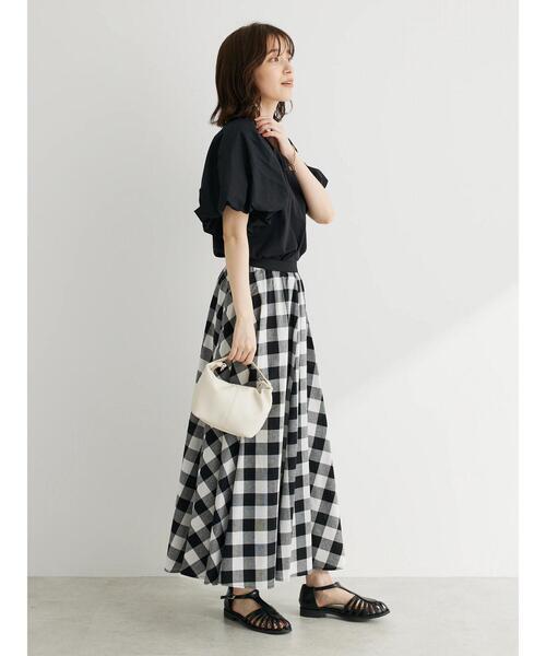 Sugar spoon（シュガースプーン）の「・SUGAR SPOON バルーンスリーブTシャツ（Tシャツ/カットソー・レディース・ブラック/ピンクベージュ/オフホワイト・FREE）」の5枚目の写真