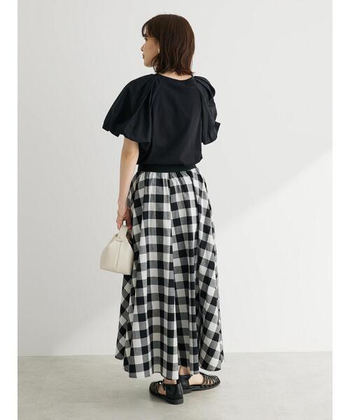 Sugar spoon（シュガースプーン）の「・SUGAR SPOON バルーンスリーブTシャツ（Tシャツ/カットソー・レディース・ブラック/ピンクベージュ/オフホワイト・FREE）」の6枚目の写真