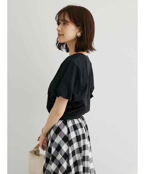 Sugar spoon（シュガースプーン）の「・SUGAR SPOON バルーンスリーブTシャツ（Tシャツ/カットソー・レディース・ブラック/ピンクベージュ/オフホワイト・FREE）」の8枚目の写真