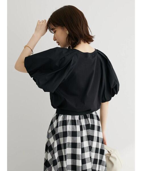 Sugar spoon（シュガースプーン）の「・SUGAR SPOON バルーンスリーブTシャツ（Tシャツ/カットソー・レディース・ブラック/ピンクベージュ/オフホワイト・FREE）」の9枚目の写真