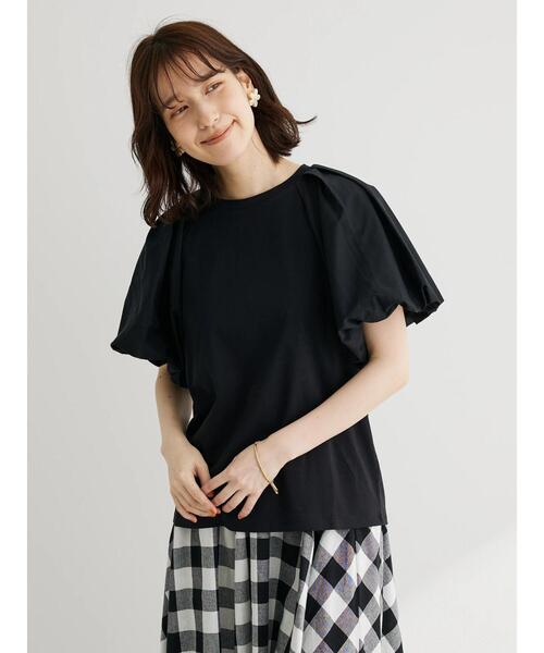 Sugar spoon（シュガースプーン）の「・SUGAR SPOON バルーンスリーブTシャツ（Tシャツ/カットソー・レディース・ブラック/ピンクベージュ/オフホワイト・FREE）」の10枚目の写真