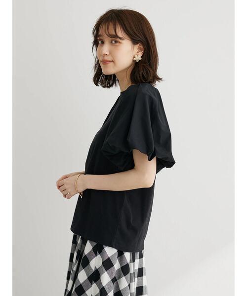 Sugar spoon（シュガースプーン）の「・SUGAR SPOON バルーンスリーブTシャツ（Tシャツ/カットソー・レディース・ブラック/ピンクベージュ/オフホワイト・FREE）」の11枚目の写真