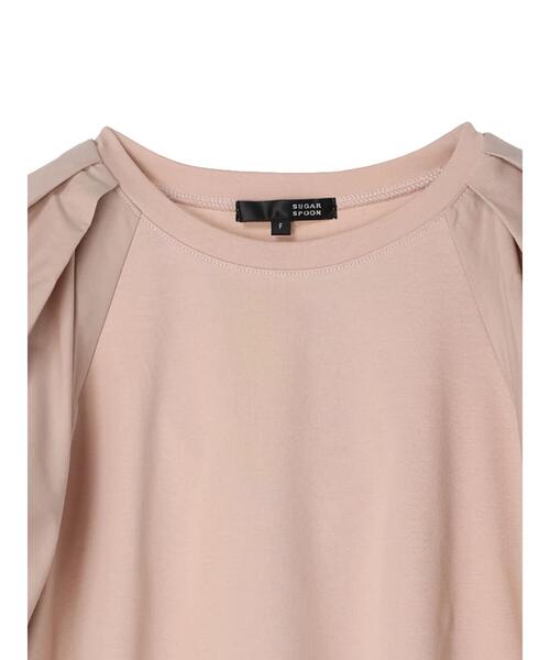 Sugar spoon（シュガースプーン）の「・SUGAR SPOON バルーンスリーブTシャツ（Tシャツ/カットソー・レディース・ブラック/ピンクベージュ/オフホワイト・FREE）」の22枚目の写真