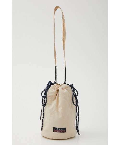 RODEO CROWNS WIDE BOWL（ロデオクラウンズワイドボウル）の「QUILTING 巾着 BAG（ハンドバッグ・レディース・オレンジ/アイボリー/ブラック・FREE）」の2枚目の写真