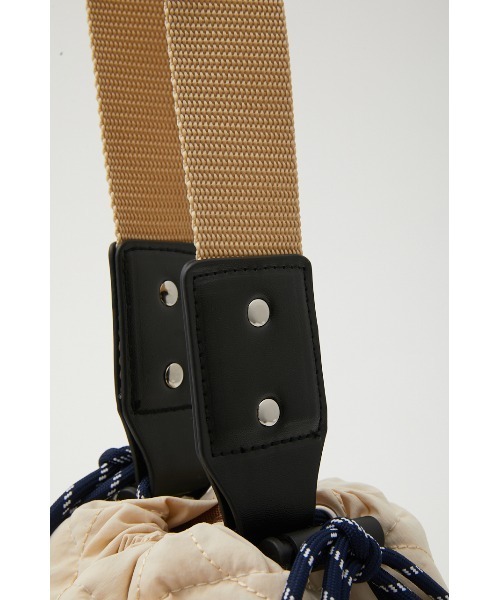 RODEO CROWNS WIDE BOWL（ロデオクラウンズワイドボウル）の「QUILTING 巾着 BAG（ハンドバッグ・レディース・オレンジ/アイボリー/ブラック・FREE）」の11枚目の写真