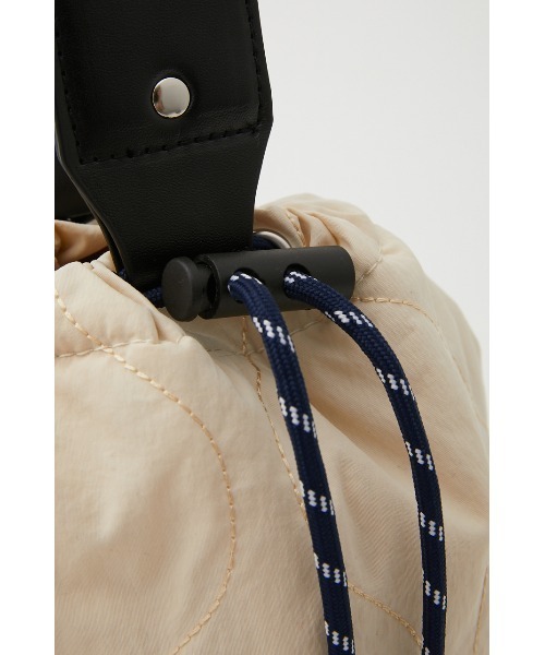 RODEO CROWNS WIDE BOWL（ロデオクラウンズワイドボウル）の「QUILTING 巾着 BAG（ハンドバッグ・レディース・オレンジ/アイボリー/ブラック・FREE）」の12枚目の写真