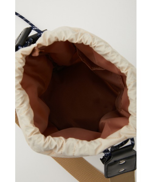 RODEO CROWNS WIDE BOWL（ロデオクラウンズワイドボウル）の「QUILTING 巾着 BAG（ハンドバッグ・レディース・オレンジ/アイボリー/ブラック・FREE）」の13枚目の写真