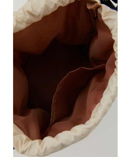 RODEO CROWNS WIDE BOWL（ロデオクラウンズワイドボウル）の「QUILTING 巾着 BAG（ハンドバッグ・レディース・オレンジ/アイボリー/ブラック・FREE）」の14枚目の写真