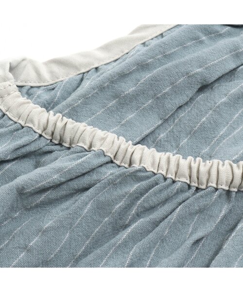 Ampersand（アンパサンド）の「【premier】ストライプワンピースTシャツセット（ワンピース・キッズ・ブルー/ブラック/キャメル/アイボリー・130/100/90/140/110/80/120/70）」の6枚目の写真