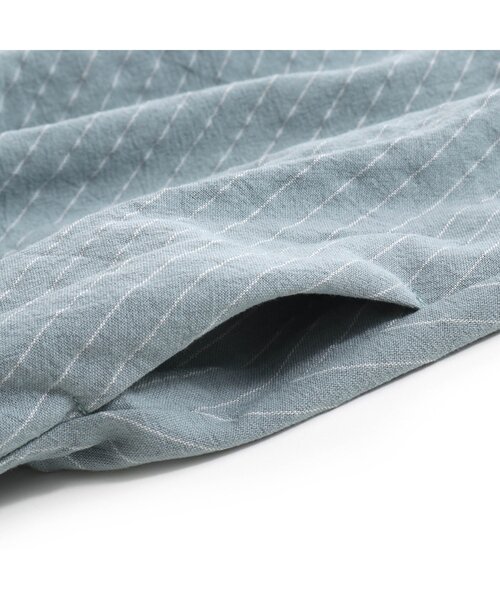 Ampersand（アンパサンド）の「【premier】ストライプワンピースTシャツセット（ワンピース・キッズ・ブルー/ブラック/キャメル/アイボリー・130/100/90/140/110/80/120/70）」の7枚目の写真