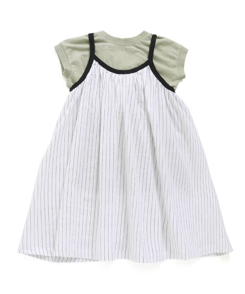 Ampersand（アンパサンド）の「【premier】ストライプワンピースTシャツセット（ワンピース・キッズ・ブルー/ブラック/キャメル/アイボリー・130/100/90/140/110/80/120/70）」の22枚目の写真