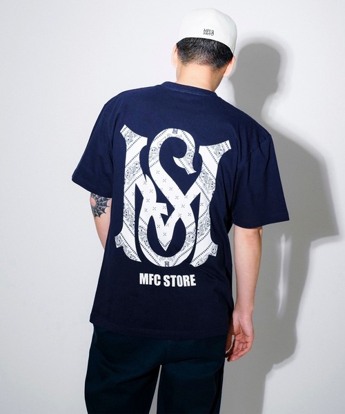 MFC STORE(エムエフシーストア)の「《ZOZOTOWN 限定》MFC STORE MS LOGO PAISLY TEE(Tシャツ/カットソー・メンズ・チャコール/ホワイト/ネイビー・XL/XXL/L/S/M)」の2枚目の写真