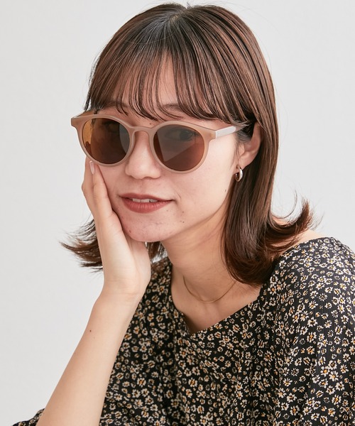 CIAOPANIC TYPY（チャオパニックティピー）の「ケース付きボストン型サングラス（サングラス・レディース・ブラウン/ブラック・ONE SIZE）」の3枚目の写真