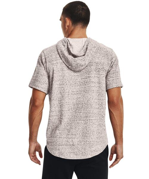 UNDER ARMOUR(アンダーアーマー)の「UAライバルテリー レフトチェスト ショートスリーブ フーディー(トレーニング/メンズ)(スウェット・メンズ・ホワイト・M/L/XL/XXL/S)」の2枚目の写真