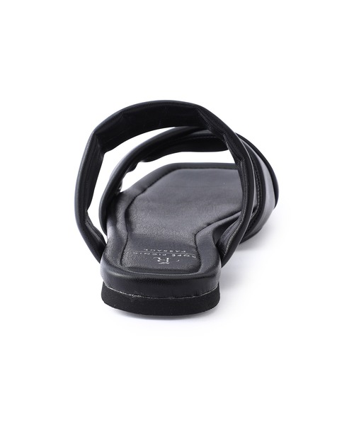 ROPE' PICNIC（ロペピクニック）の「ツイストパディングアッパーフラットサンダル（サンダル・レディース・ブラック/シルバー/イエロー系その他/キナリ・23.5cm/24.5cm）」の6枚目の写真