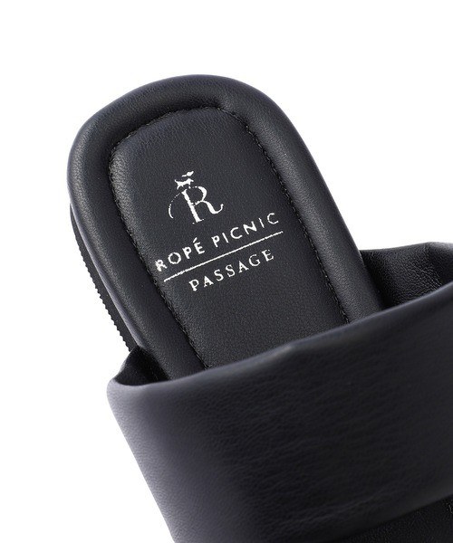 ROPE' PICNIC（ロペピクニック）の「ツイストパディングアッパーフラットサンダル（サンダル・レディース・ブラック/シルバー/イエロー系その他/キナリ・23.5cm/24.5cm）」の9枚目の写真