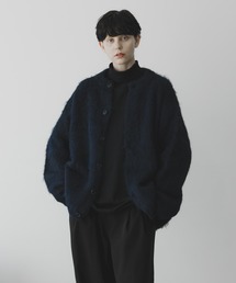 remer | loose wool blend shaggy over cardigan / ルーズウールブレンドシャギーオーバーカーディガン(カーディガン/ボレロ)