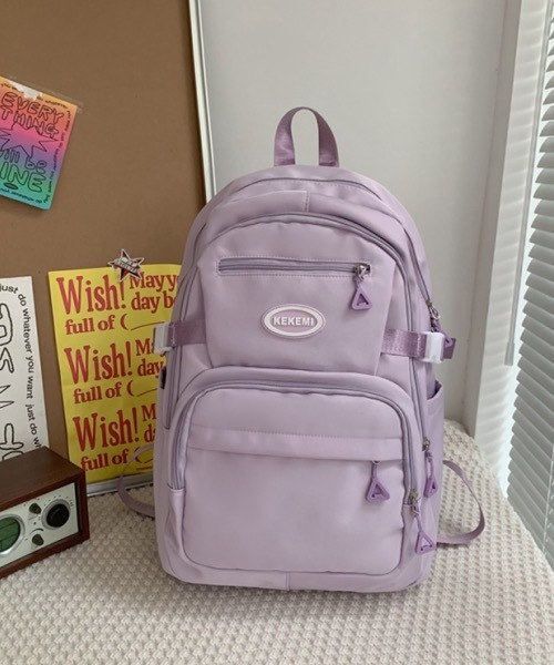 mushwear（マッシュウェア）の「KEKEMIリュック2（バックパック MagBook Backpack ver.2パープルリュック
