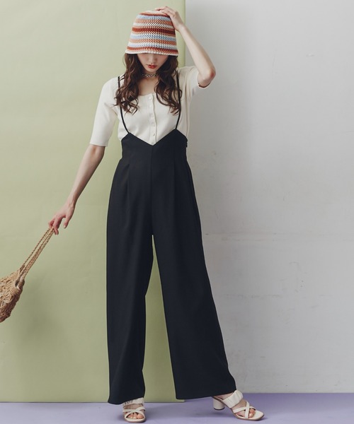 FREE'S MART（フリーズマート）の「◇ラウンドネック半袖カーディガン（カーディガン/ボレロ・レディース・レッド/ライム/ホワイト/ブラック・FREE）」の5枚目の写真