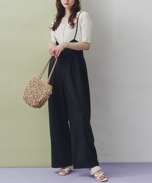 FREE'S MART（フリーズマート）の「◇ラウンドネック半袖カーディガン（カーディガン/ボレロ・レディース・レッド/ライム/ホワイト/ブラック・FREE）」の13枚目の写真