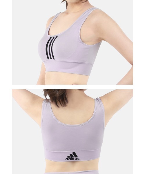 adidas（アディダス）の「adidas アディダス ハーフトップ レディース（ブラジャー・レディース・グリーン/パープル/その他1/ブラック/ブラウン/ゴールド/グリーン系・X-LARGE/LARGE/MEDIUM）」の10枚目の写真