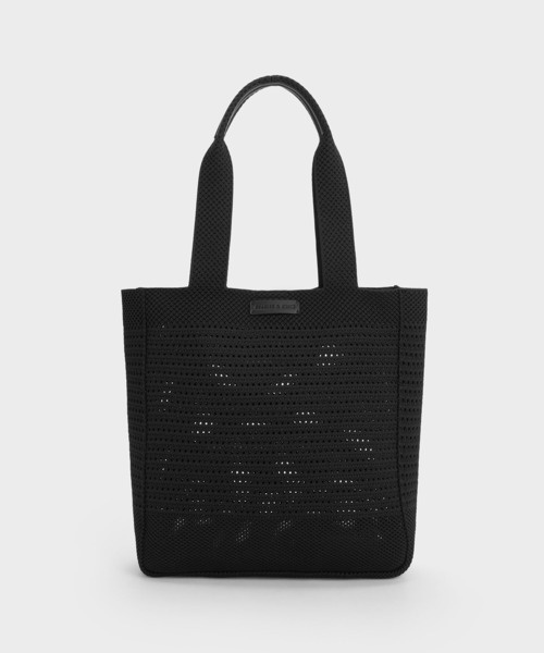 サークルハンドル トートバッグ 【再入荷】（Black） -CHARLES