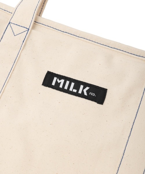 MILKFED.（ミルクフェド）の「CONTRAST STITCH TOTE BAG（トートバッグ・レディース・レッド/ブルー/ネイビー・ONE SIZE）」の21枚目の写真