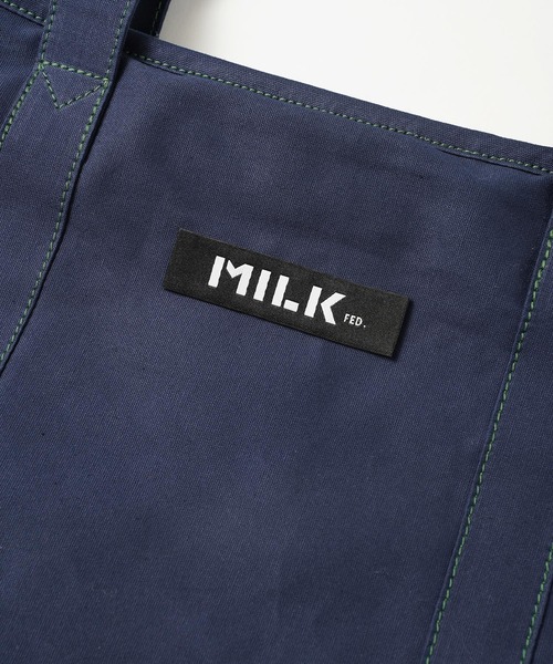 MILKFED.（ミルクフェド）の「CONTRAST STITCH TOTE BAG（トートバッグ・レディース・レッド/ブルー/ネイビー・ONE SIZE）」の22枚目の写真