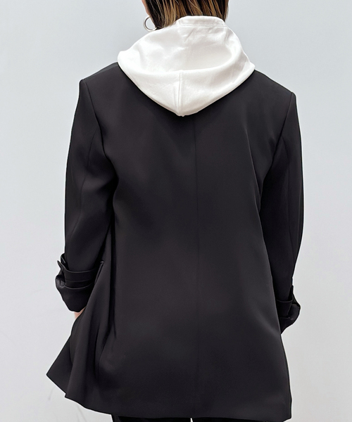 AP STUDIO（エーピーストゥディオ）の「スリーブレスフーディ（Tシャツ/カットソー・レディース・ホワイト/チャコールグレー/ブラック・FREE）」の14枚目の写真