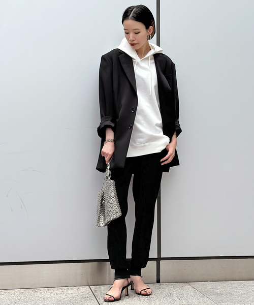 AP STUDIO（エーピーストゥディオ）の「スリーブレスフーディ（Tシャツ/カットソー・レディース・ホワイト/チャコールグレー/ブラック・FREE）」の15枚目の写真