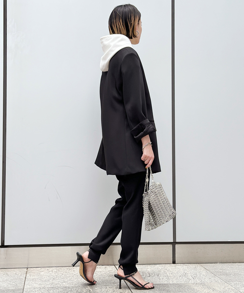 AP STUDIO（エーピーストゥディオ）の「スリーブレスフーディ（Tシャツ/カットソー・レディース・ホワイト/チャコールグレー/ブラック・FREE）」の16枚目の写真