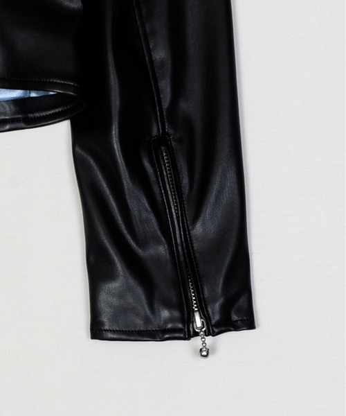 MILK(ミルク) Fake Leather ライダース 1A10221106 MILK（ミルク）の「Faux-leather ライダース（ライダース