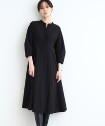 INDIVI | 【SETUP可能/パフスリーブ】サッカーチェックワンピース(ワンピース)