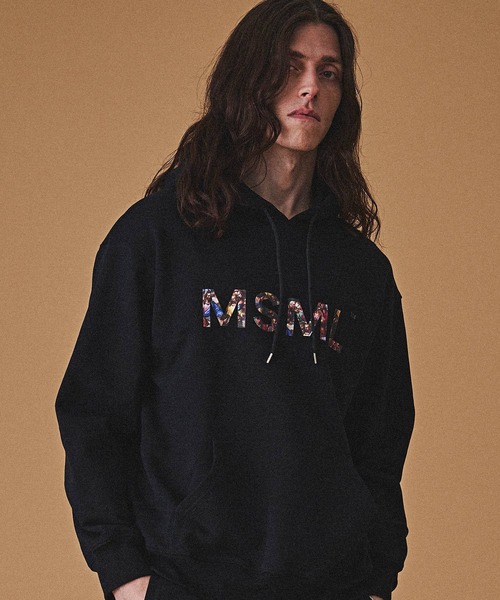 MSML(エムエスエムエル)の「ART GRAPHIC LOGO HOODIE / アートグラフィック ロゴ スウェット パーカー(パーカー・メンズ・グレー/ブラック・M/XL/S/L)」の18枚目の写真