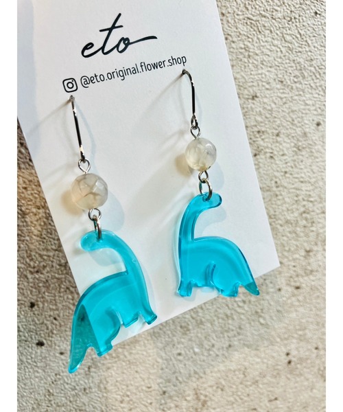 AHKAH アーカー】ドラゴン ダイヤ 片耳用ピアス 未使用