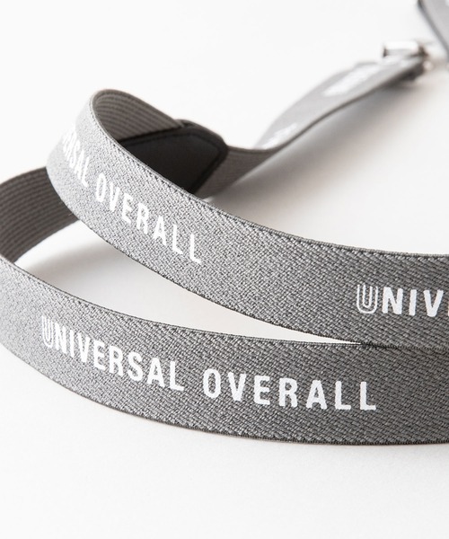 UNIVERSAL OVERALL（ユニバーサルオーバーオール）の「【UNIVERSALOVERALL/ユニバーサルオーバーオール】 ロゴプリント サスペンダー　ユニセックス（サスペンダー・メンズ・ブラック/ネイビー/ベージュ/グレー・FREE）」の7枚目の写真
